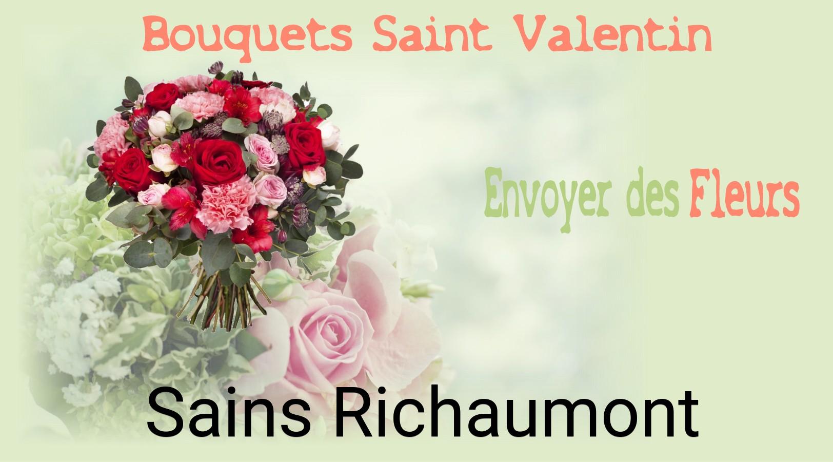 Roses de Saint-Valentin livrées à Sains-Richaumont